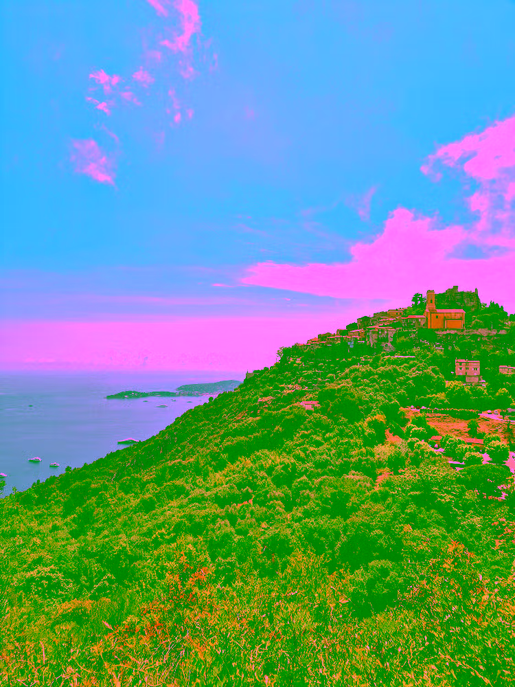 Stone lane in Eze village — shore excursion from Cannes