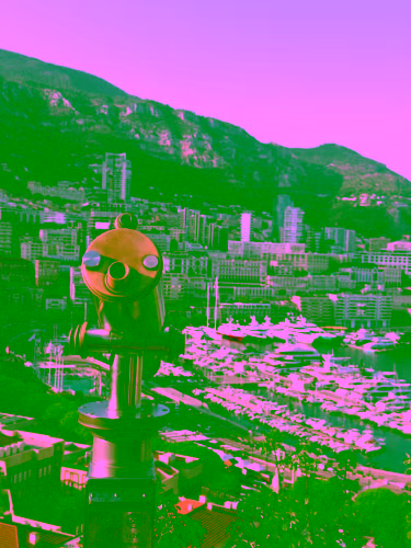 Panoramic viewpoint over Monte Carlo in Monaco, harbour, casino district and Mediterranean coastline, Nice Èze Monaco private day tour on the French Riviera